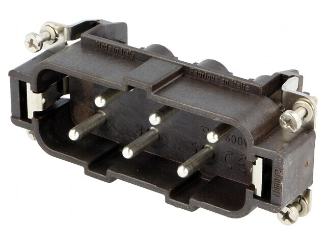 Conector HDC tată 6 pini 35A 1,5-6mm&sup2;