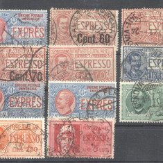 Italy 1921-1945 Special Delivery 11v used AM.512