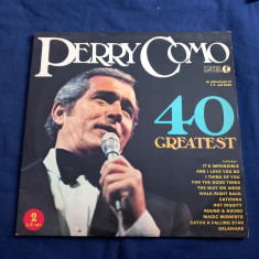 Perry Como - 40 Greatest _ dublu vinyl _ K-tel, UK, 1975 _ VG+ / VG+