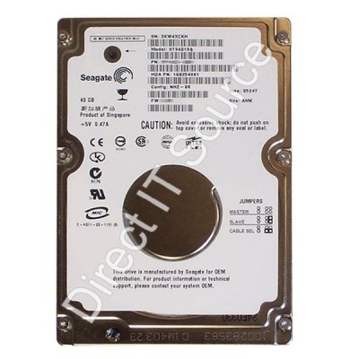 hdd hard disk laptop SEAGATE ST94019A 40GB IDE HARD DRIVE 2.5&amp;quot; IDE PATA ATA 2.5&amp;quot; foto