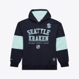 Seattle Kraken hanorac de bărbați cu glugă Retro Fleece Current Logo - 2XL