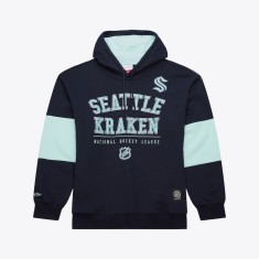 Seattle Kraken hanorac de bărbați cu glugă Retro Fleece Current Logo - 2XL
