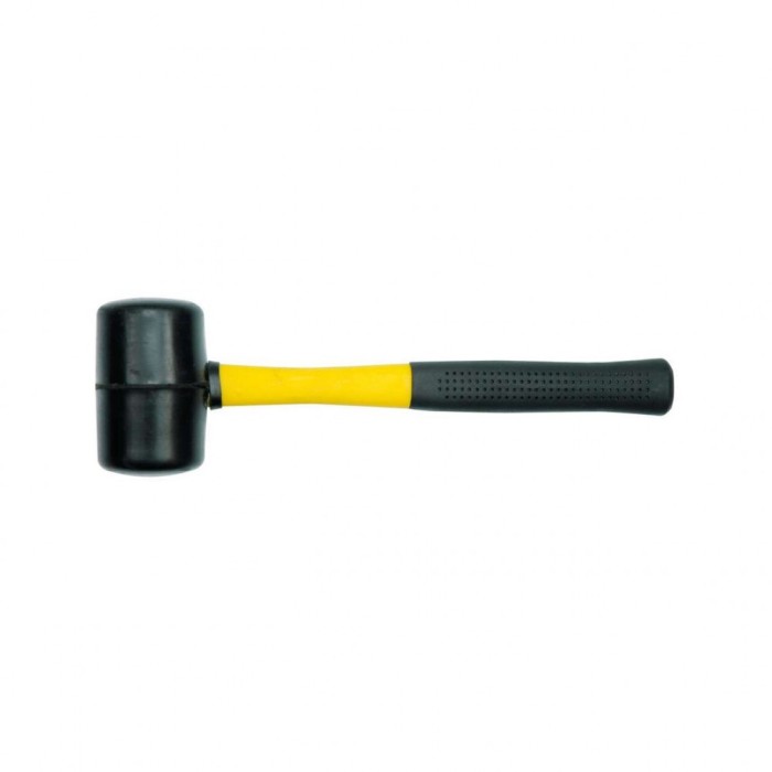 Ciocan din cauciuc cu coada din fibra de sticla 50 mm Vorel 33555