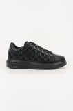 Karl Lagerfeld sneakers din piele KAPRI MENS culoarea negru, KL52543