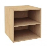 Raft pardoseala 1 polita mdf natur 35x35x35 cm