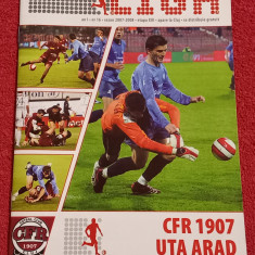 Program meci fotbal CFR 1907 CLUJ - UTA ARAD (01.11.2007)