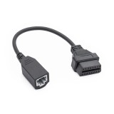 Cablu Adaptor OBD2 Techstar Honda 3 Pin la 16 Pin, Diagnoza Auto Universala, 21cm