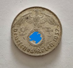 Germania - 2 Reichsmark 1937 J - Argint foto
