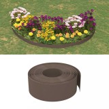 Borduri de gradina, 2 buc, maro, 10 m 20 cm, polietilena GartenMobel Dekor, vidaXL