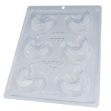 Cumpara ieftin Forma pentru ciocolata BWB 9575, 18.5 X 24 cm, plastic, silicon, transparent