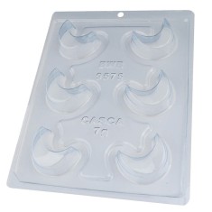 Forma pentru ciocolata BWB 9575, 18.5 X 24 cm, plastic, silicon, transparent