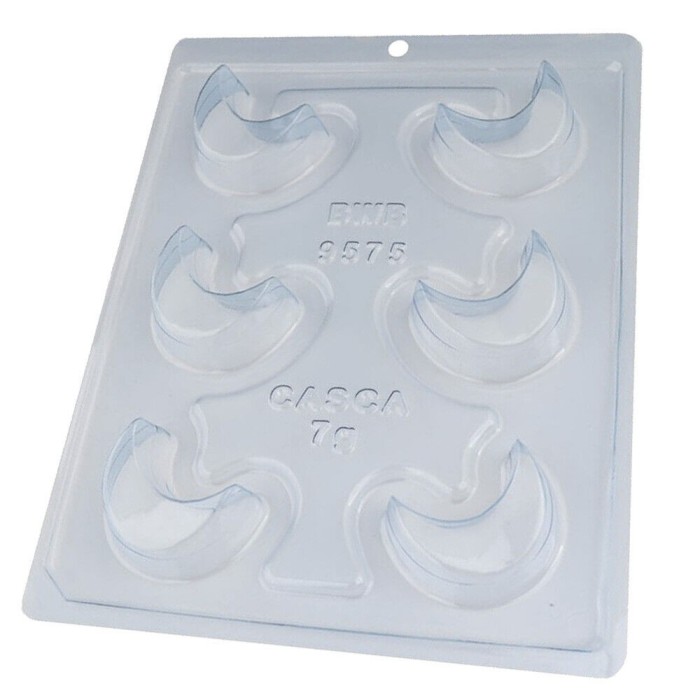 Forma pentru ciocolata BWB 9575, 18.5 X 24 cm, plastic, silicon, transparent