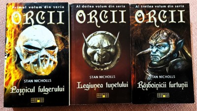 Seria Orcii 3 Volume. Editura Nemira, 2009-2011 - Stan Nicholls foto