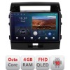 Navigatie Toyota LandCruiser 2008-2015 B-381 Android Ecran QLED octa core 4+64 carplay android auto KIT-381+EDT-E310V3 v1 CarStore Technology