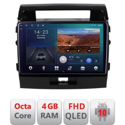 Navigatie Toyota LandCruiser 2008-2015 B-381 Android Ecran QLED octa core 4+64 carplay android auto KIT-381+EDT-E310V3 v1 CarStore Technology foto