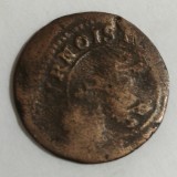 Moneda Franța Double Tournois (2 Deniers) Ludovic XIII (1610-1643)