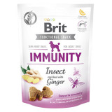 Brit Care Functional Snack Immunity, Insecte cu ghimbir, recompense funcționale fără cereale c&acirc;ini, imunitate, 150g