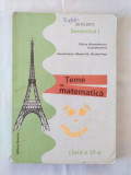 Teme de matematica - clasa a VI-a - Partea 1