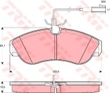 Set placute frana,frana disc FIAT DUCATO bus (230) (1994 - 2002) TRW GDB1426