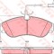 Set placute frana,frana disc FIAT DUCATO platou / sasiu (244) (2002 - 2016) TRW GDB1426