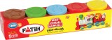 Plastilina usoara pentru modelaj, 5 culori Fatih