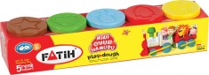 Plastilina usoara pentru modelaj, 5 culori Fatih