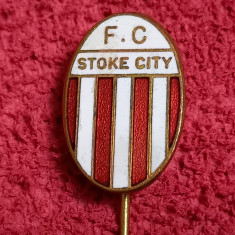 Insigna (model vechi) fotbal - STOKE CITY FC (Anglia)