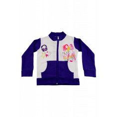 Hanorac Violetta Disney, Alb/ Violet, pentru fetite