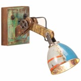 Cumpara ieftin Lampa de perete industriala, multicolor, E27 rotund