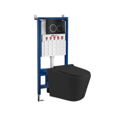 Leziter Set rezervor WC montat pe perete Roya Ride 082B Mobalis Homvera foto