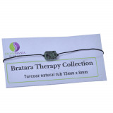 Bratara therapy collection turcoaz tub 13mm x 8mm, Stonemania Bijou