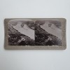 Fotografie stereoscopica, Peisaj cu Castelul Drachenfels pe Rin, Germania, Europa, ca. 1905-1910