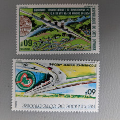 coasta de fildes - Timbre trenuri, locomotive, cai ferate, nestampilate MNH