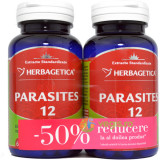 Pachet Parasites 12 Detox Forte 60cps+60cps (50% reducere la al doilea produs)