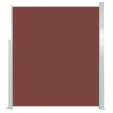 Cumpara ieftin Copertina laterala retractabila de terasa, maro, 160x300 cm
