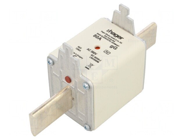 Siguranță Industrială gG 80A 500VAC NH3C