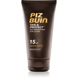 Piz Buin Tan &amp; Protect Lotiune cu protectie solara pentru accelerarea bronzului SPF 15 150 ml