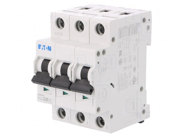 &Icirc;ntrerupător Supracurent 25A 3P 15kA 230/400V