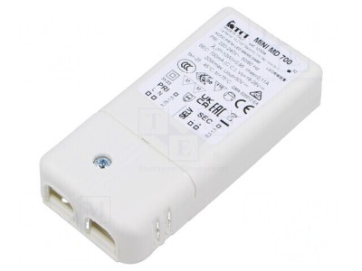 Alimentator LED pulsatoriu 16&amp;divide;28VDC 700mA 220&amp;divide;240VAC IP20: Alimentator LED pulsatoriu 700mA 220V-240V foto