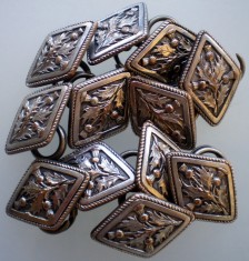 M.196 SCOTIA LOT NASTURI VECHI COSTUM TRADITIONAL SCOTIAN KILT 12buc