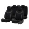 Set huse scaune Piele ecologica cu textil VW Golf VI (2009-2013) Albastru