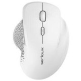 Mouse Serioux Glide 515, 1600 dpi, click silentios, ergonomic, alb