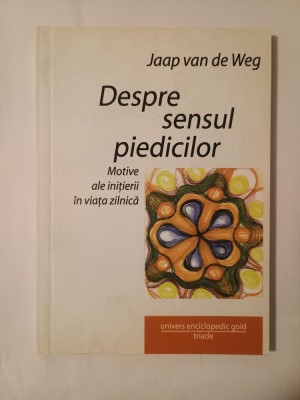 Jaap van de Weg - Despre sensul piedicilor: motive ale inițierii &amp;icirc;n viața zilnică foto