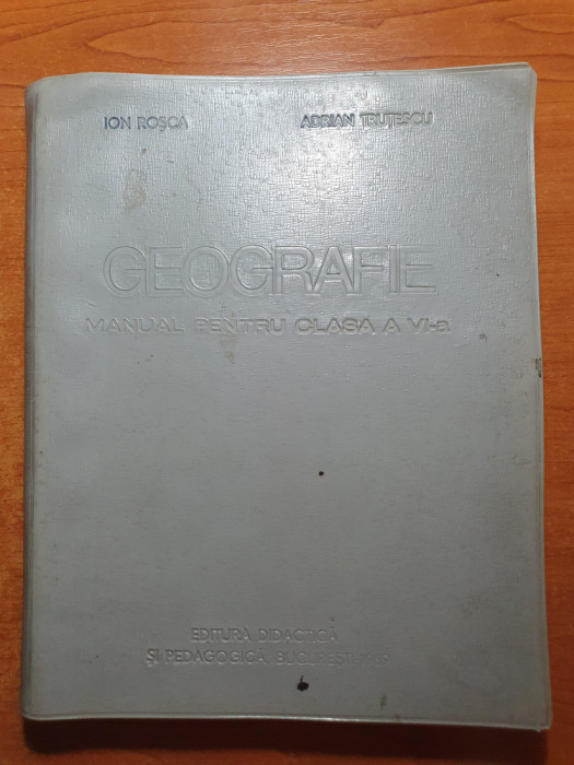 manual geografie pentru clasa a 6-a - din anul 1969