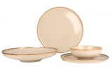 Bonna Set de vesela - Sand Hygge - 24 bucăți - 6 persoane - Porţelan