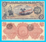 Mexic (p#S706) 20 Pesos 1914 aUNC+ &#039;Gobierno Provisional&#039; serie: 0116851