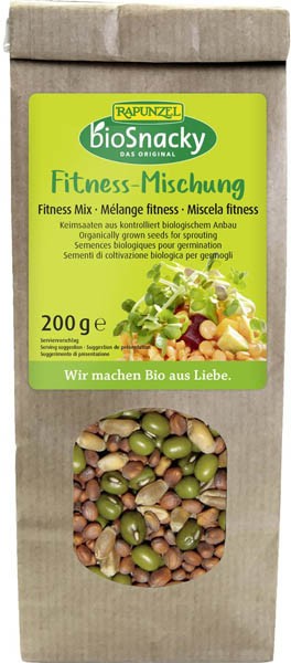Amestec Fitness de Seminte pentru Germinat Bio 200gr Rapunzel