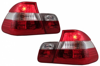 Stopuri BMW Seria 3 E46 Sedan (05.1998-08.2001) Rosu &amp;amp; Alb Performance AutoTuning foto
