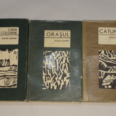 WILLIAM FAULKNER - CATUNUL + ORASUL + CASA CU COLOANE cartonate