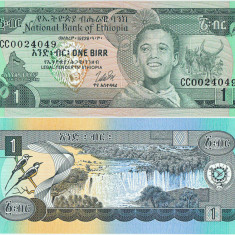 1976 , 1 birr ( P-30b ) - Etiopia - stare UNC